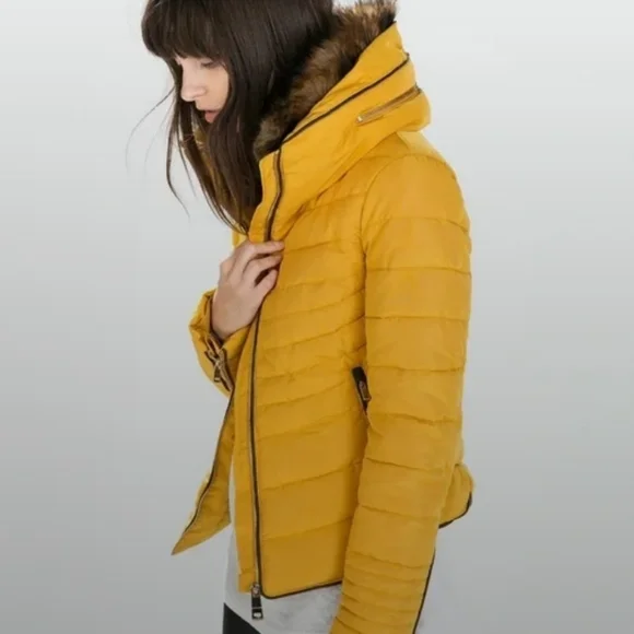 Zara puffed winter jacket - Picture 3 of 9